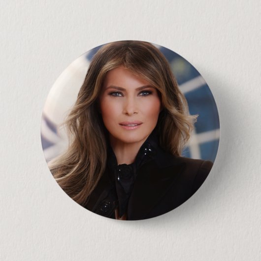 Das Melania-Trumpf-offizielles Haus-Foto Button (Vorderseite)