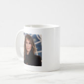Das Melania-Trumpf-offizielles Haus-Foto Kaffeetasse (Vorderseite Links)