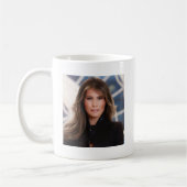 Das Melania-Trumpf-offizielles Haus-Foto Kaffeetasse (Links)
