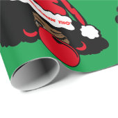 Das Melanin® als Weihnachtswackelpapier Geschenkpapier (Rolleneckpunkt)