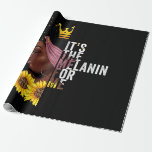 Das Melanin für mich ist die Melanin der schwarzen Geschenkpapier