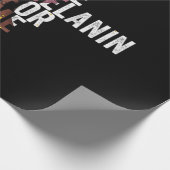 Das Melanin für mich ist die Melanin der schwarzen Geschenkpapier (Ecke)