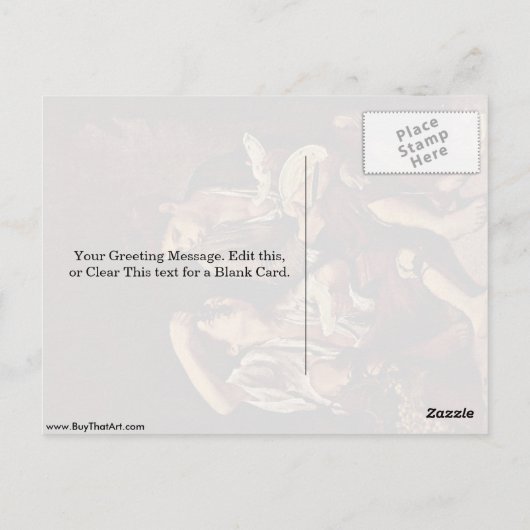 Das Melon Eater von Bartolome Esteban Murillo Postkarte (Rückseite)