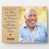 Das Memorial-Foto zur Erinnerungswahrnehmung Fotoplatte (Vorderseite)