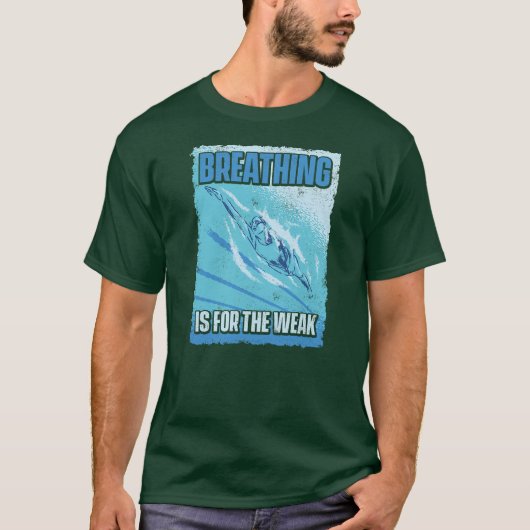 Das Mennatmen ist für das schwache Sonnenbaden T-Shirt (Vorderseite)