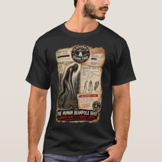 Das menschliche Bohnenstangen-Biest — Kryptiden-Kr T-Shirt