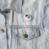 Das menschliche Gehirn Button (Beispiel)