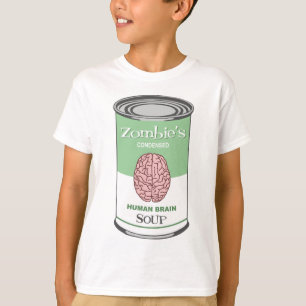 Das menschliche Gehirn-Suppe des Zombies T-Shirt