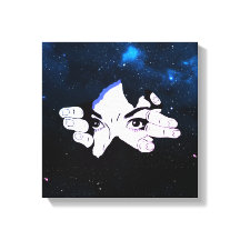 Das menschliche Gesicht am Himmel