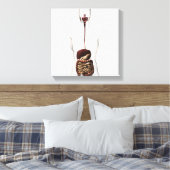 Das menschliche Verdauungssystem 2 Leinwanddruck (Insitu (Schlafzimmer))
