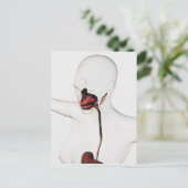 Das menschliche Verdauungssystem 3 Postkarte (Stehend Vorderseite)