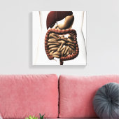 Das menschliche Verdauungssystem 5 Leinwanddruck (Insitu (Wohnzimmer))