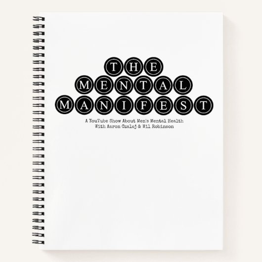 Das Mental Manifest-Notebook Notizblock (Vorderseite)