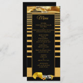 Das Menü "Great Gatsby Inspiration" Menükarte (Vorne/Hinten)