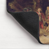 Das Menuett unter der Eiche, 1787 Mousepad (Ecke)