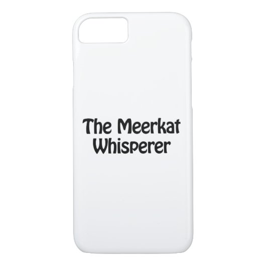 das Merkatflüstern Case-Mate iPhone Hülle (Rückseite)