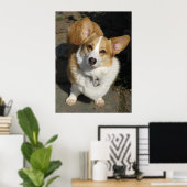 Das merkwürdige Corgi Poster (Heimbüro)