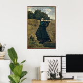 Das merkwürdige kleine Mädchen Poster (Heimbüro)