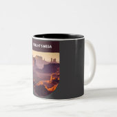 Das Mesa der Jagd Zweifarbige Tasse (VorderseiteRechts)
