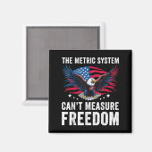 Das metrische System kann den Dom-Adler nicht mess Magnet (Vorderseite/Rückseite)