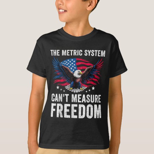 Das metrische System kann den Dom-Adler nicht mess T-Shirt (Vorderseite)