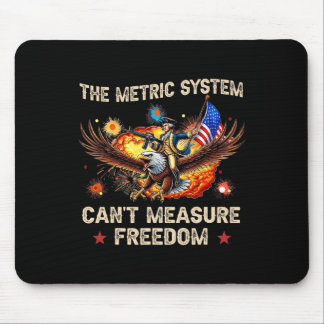 Das metrische System kann die Freiheit Eagle Usa n Mousepad