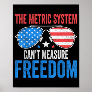 Das metrische System kann Freiheit nicht messen Lu Poster