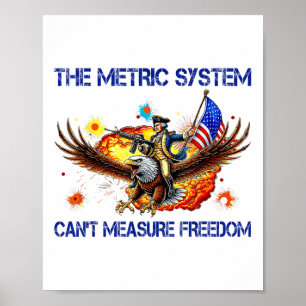 Das metrische System kann Freiheit nicht messen Lu Poster