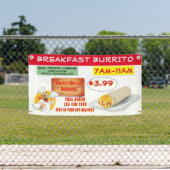 Das mexikanische Restaurant Breakfast Burrito ist Banner (Insitu)