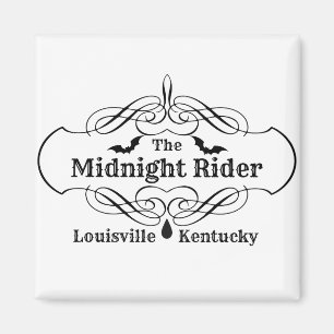 Das Midnight Rider Logo Magnet