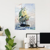 Das Mighty Ship-Poster Poster (Heimbüro)