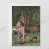 Das Milchmädchen | Winslow Homer (Vorderseite)