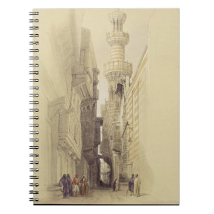Das Minarett der Moschee EL Rhamree, Kairo, Franc Notizblock