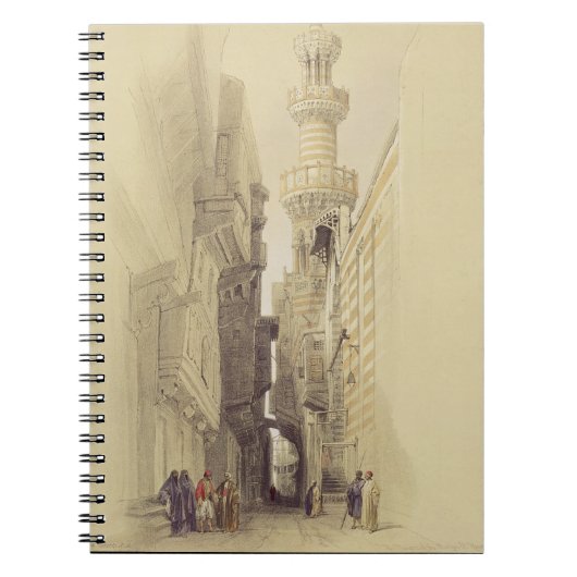 Das Minarett der Moschee EL Rhamree, Kairo, Franc Notizblock (Vorderseite)