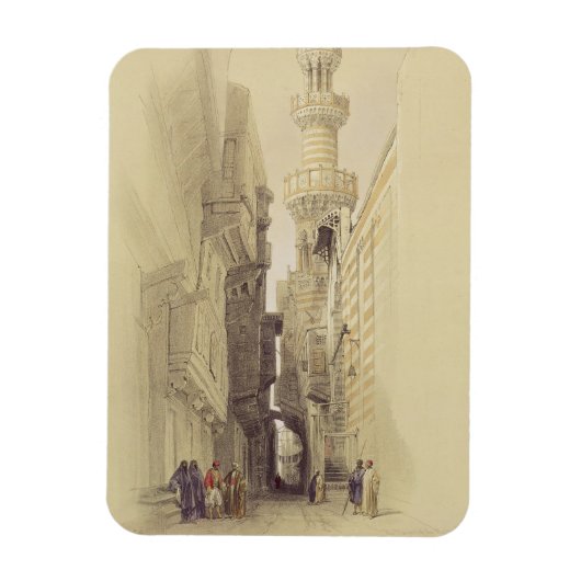 Das Minarett der Moschee von El Rhamree, Kairo, fü Magnet (Vertikal)