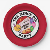 Das Mincepie-Party Pappteller (Vorderseite)
