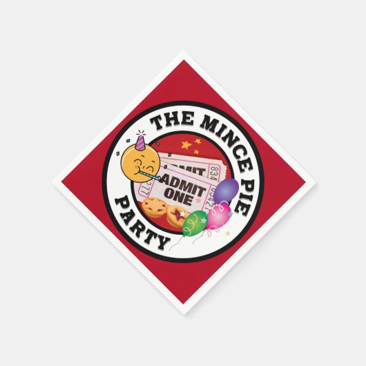 Das Mincepie-Party Serviette (Ecke)