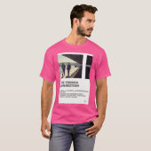 Das Minimalistische Poster der französischen Verbi T-Shirt (Vorne ganz)