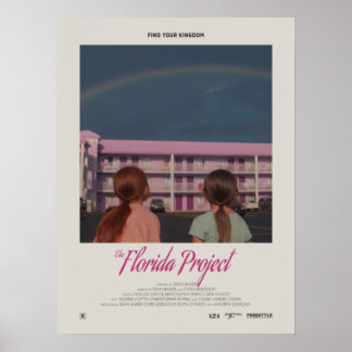 Das Minimalistische Poster des Florida-Projekts (2