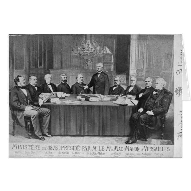 Das Ministerium führte (Vorderseite (Horizontal))
