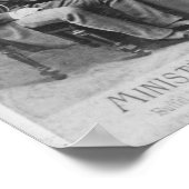 Das Ministerium führte Poster (Ecke)