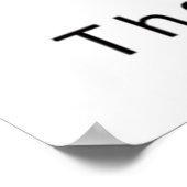 Das Ministerium für Alberne Spaziergänge Poster (Ecke)