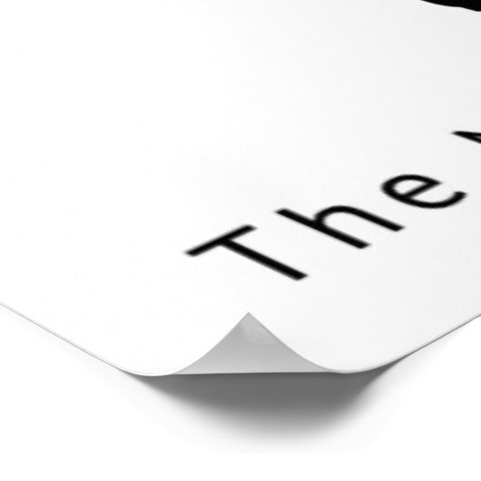 Das Ministerium für Alberne Spaziergänge Poster (Ecke)