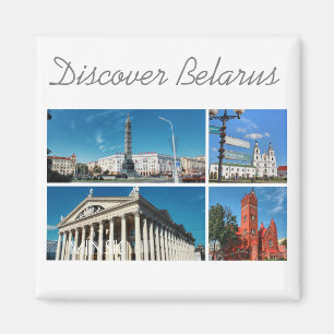 Das Minsker Architekturmagnet von Belarus entdecke Magnet