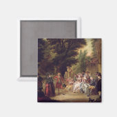 Das Minuet unter dem Eichenbaum, 1787 Magnet (Vorderseite/Rückseite)