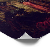 Das Minuet unter dem Eichenbaum, 1787 Poster (Ecke)