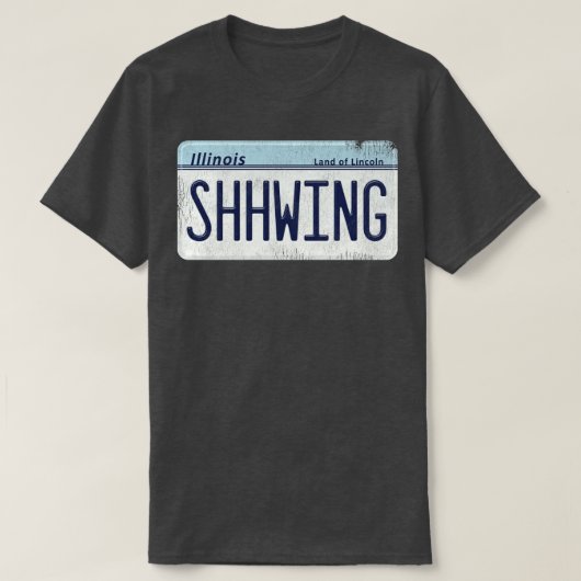 Das Mirthmobile-Nummernschild T-Shirt (Design vorne)