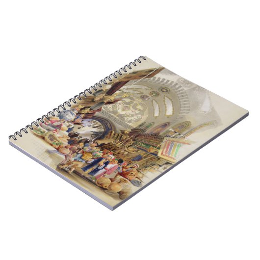 Das Missr Tcharsky oder ägyptischer Markt, in Notizblock (Linke Seite)