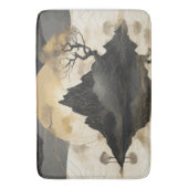 Das misty Mountain Black & Gold Badematte (Vorderseite Vertikal)