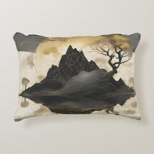 Das misty Mountain Black & Gold Dekokissen